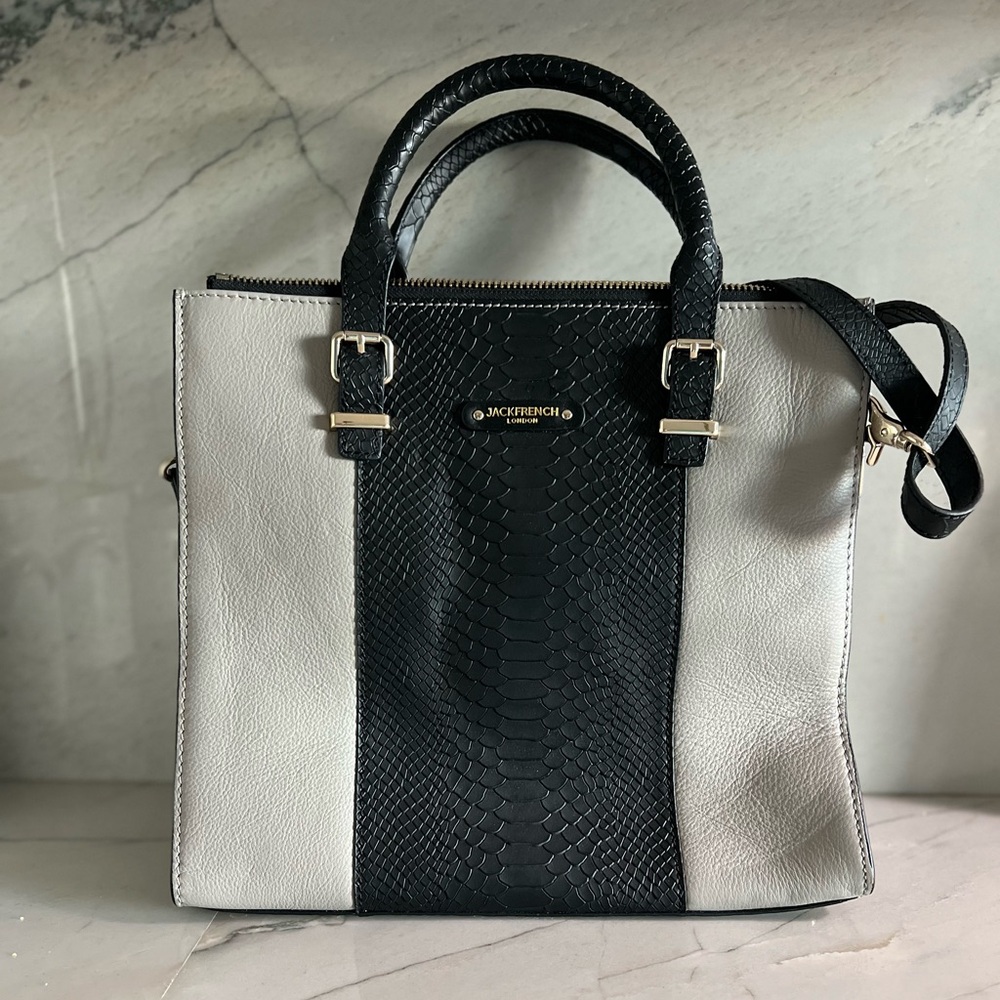LIKE NEW Jack French London Leather Handbag